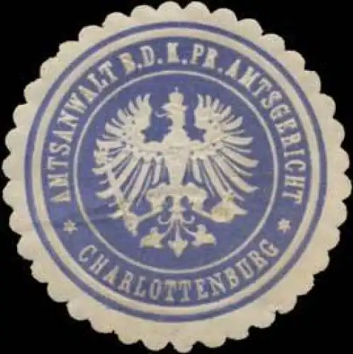 Amtsanwalt b.d. K.Pr. Amtsgericht Charlottenburg