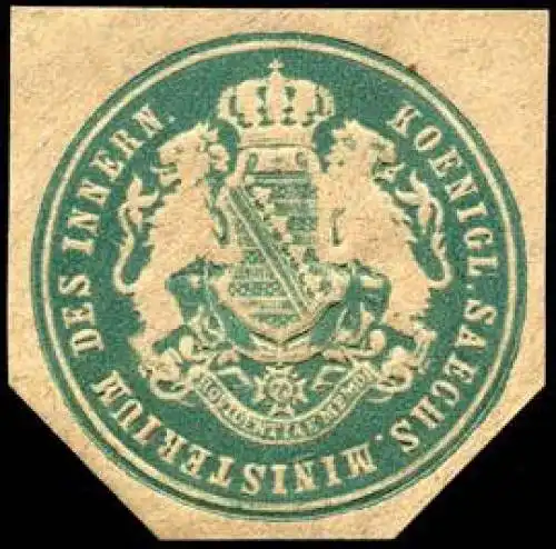 Koeniglich Saechsisches Ministerium des Innern