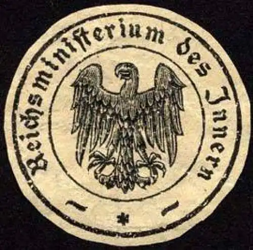 Reichsministerium des Innern