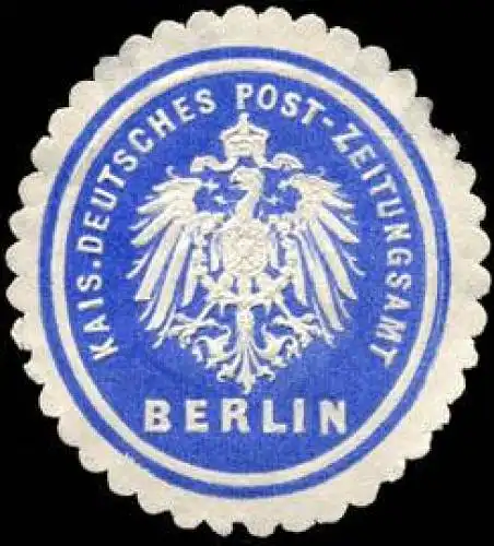 Kaiserlich Deutsches Post - Zeitungsamt - Berlin