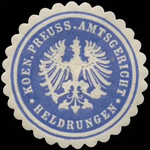 K. Pr. Amtsgericht Heldrungen