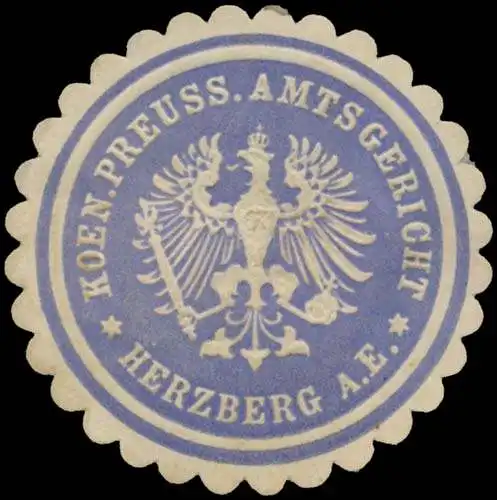 K. Pr. Amtsgericht Herzberg a. E