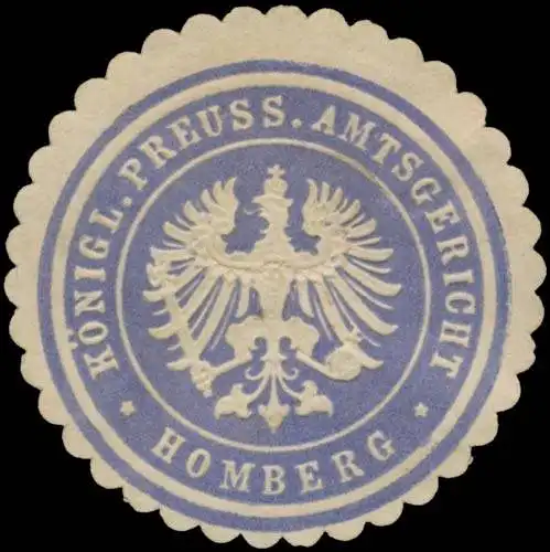 K. Pr. Amtsgericht Homberg