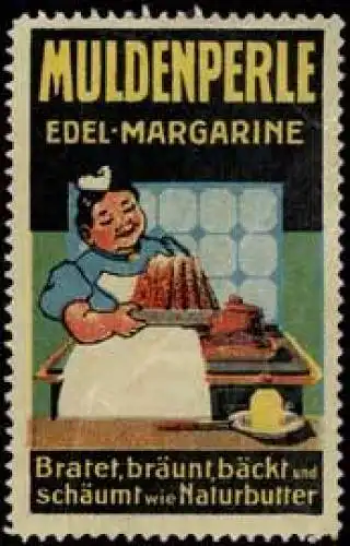 Muldenperle Margarine zum Backen