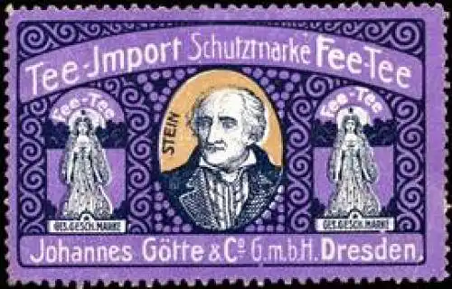 Tee - Import Schutzmarke Fee - Tee - Stein