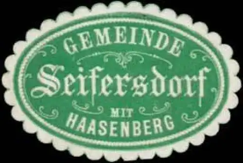 Gemeinde Seifersdorf mit Haasenberg