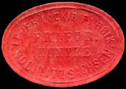 Leder Lackir Fabrik Friedrich Kuntze - Rochlitz