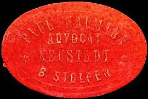 Advocat (Rechtsanwalt) Paul Naumann - Neustadt bei Stolpen