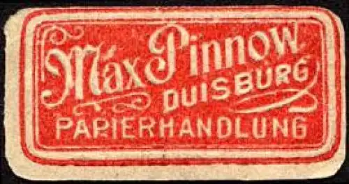 Papierhandlung Max Pinnow - Duisburg