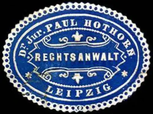 Dr. jur. Paul Hothorn - Rechtsanwalt - Leipzig