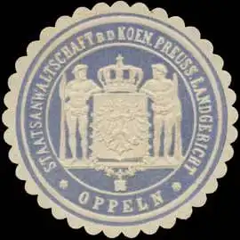 Staatsanwaltschaft bei dem K.Pr. Landgericht Oppeln