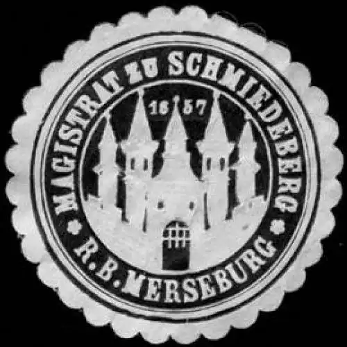 Magistrat zu Schmiedeberg - Regierungsbezirk Merseburg