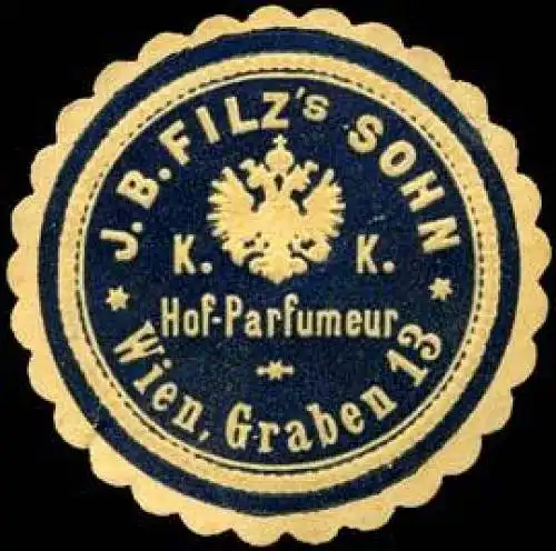 J. B. Filzs Sohn - K. K. Hof - Parfumeur - Wien