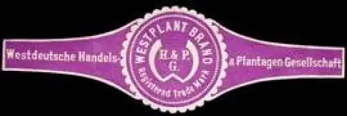 Westdeutsche Handels - & Plantagen - Gesellschaft - Westplant Brand