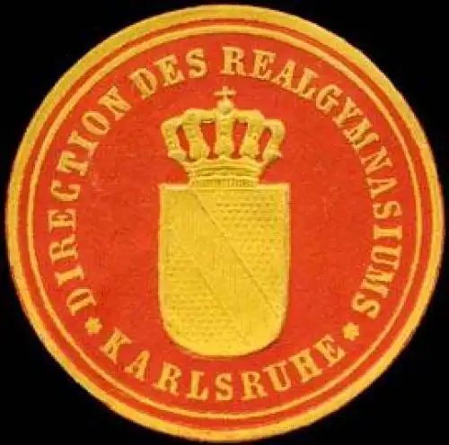 Direction des Realgymnasiums - Karlsruhe