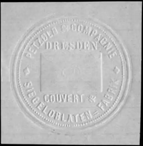 Petzold Compagnie - Siegeloblaten Fabrik - Dresden