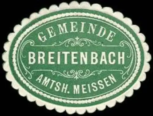 Gemeinde Breitenbach - Amtshauptmannschaft Meissen