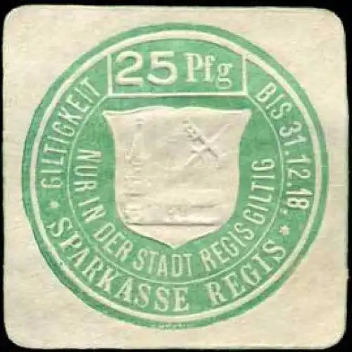 25 Pfg Sparkasse Regis