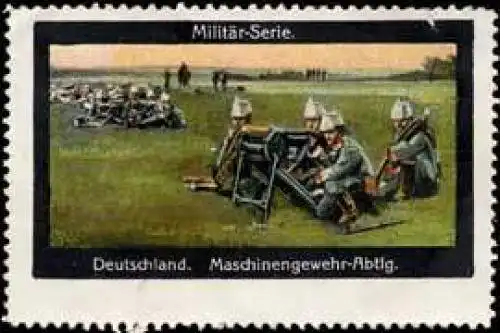 Deutschland - Maschinengewehr - Abteilung