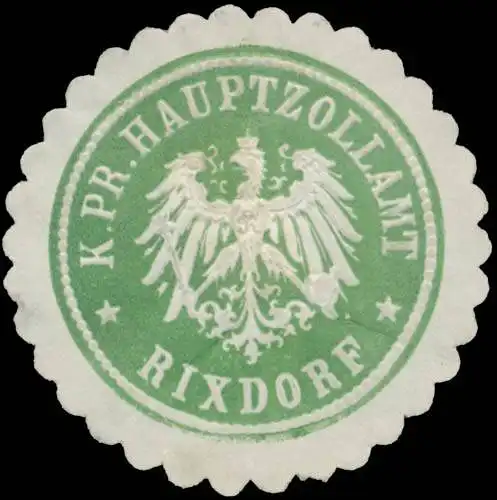 K. Pr. Hauptzollamt Rixdorf