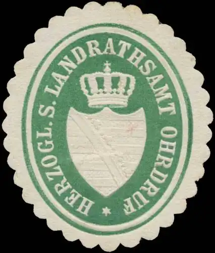 H.S. Landrathsamt Ohrdruf