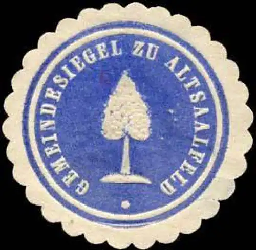 Gemeindesiegel zu Altsaalfeld