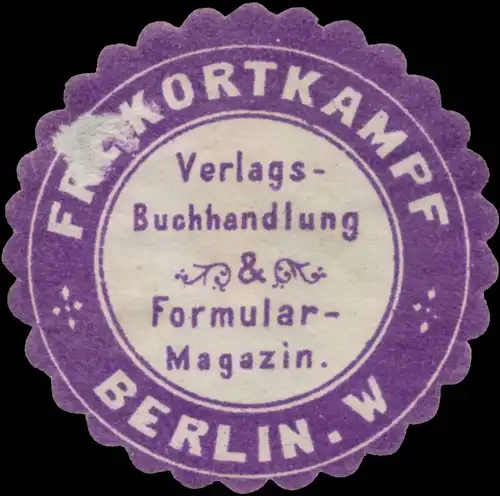 Buchhandlung - Formularmagazin