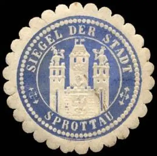 Siegel der Stadt - Sprottau/Schlesien
