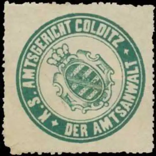 Der Amtsanwalt K.S. Amtsgericht Colditz
