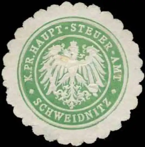 K.Pr. Haupt-Steuer-Amt Schweidnitz