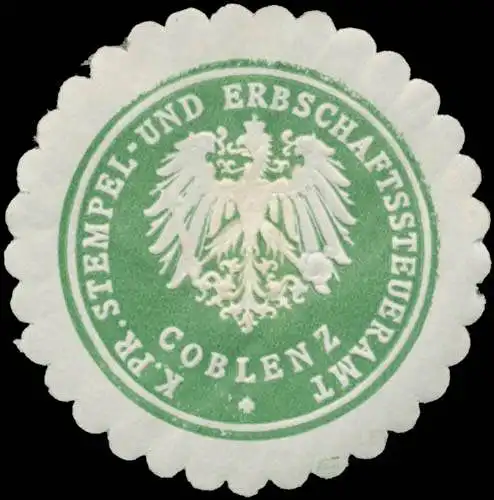 K. Pr. Stempel- und Erbschaftssteueramt Koblenz