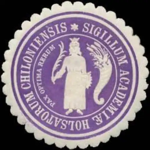 Sigillum Academiae Holsatorum Chiloniensis (Studentika)