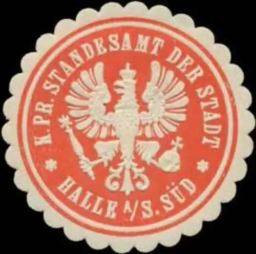 K.Pr. Standesamt der Stadt Halle/S. SÃ¼d