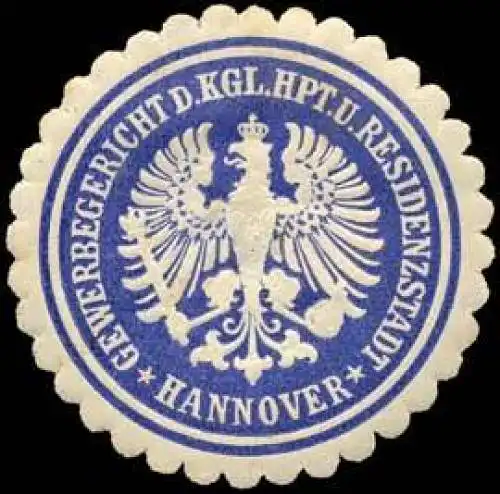 Gewerbegericht der K.Pr. Haupt - und Residenzstadt - Hannover