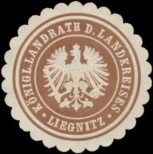 K. Landrath des Landkreises Liegnitz/Schlesien