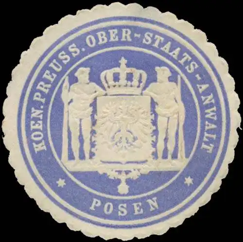 K. Pr. Ober-Staatsanwalt Posen