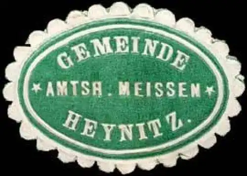 Gemeinde Heynitz - Amtshauptmannschaft Meissen