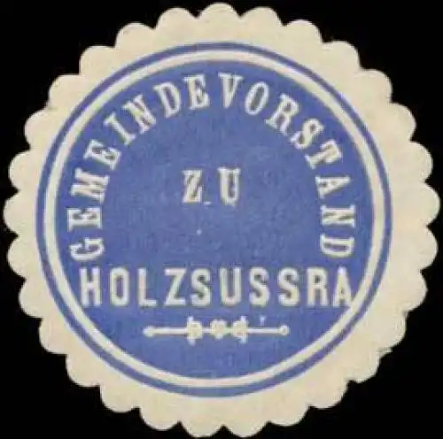 Gemeinde Vorstand zu Holzsussra