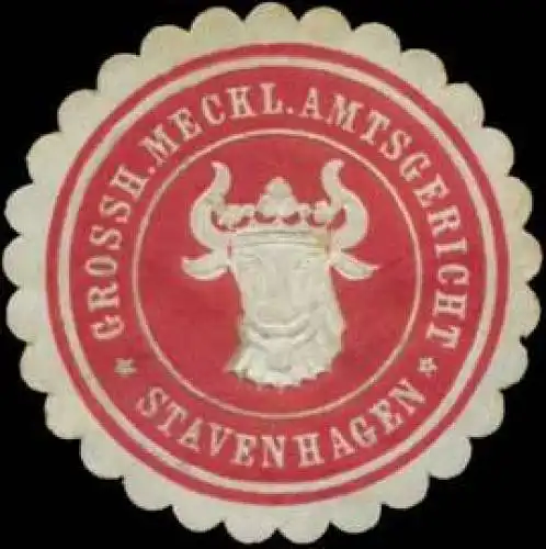 Grossh. Meckl. Amtsgericht Stavenhagen