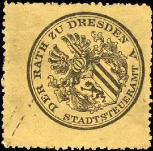Der Rath zu Dresden - Stadtsteueramt A