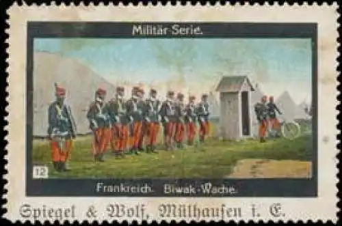 Frankreich-Biwak-Wache