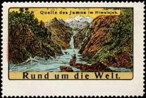 Quelle des Jumna im Himalajah