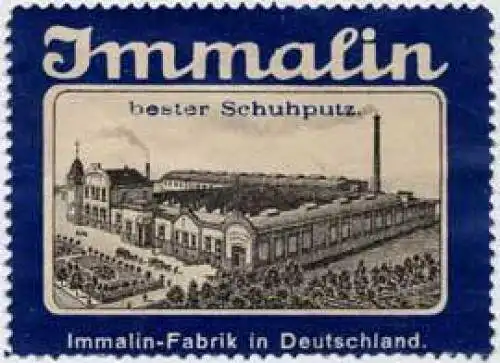 Immalin Schuhcreme - Fabrikansicht