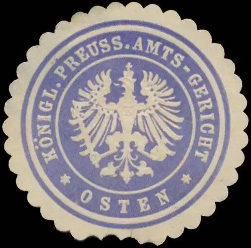 K. Pr. Amtsgericht Osten