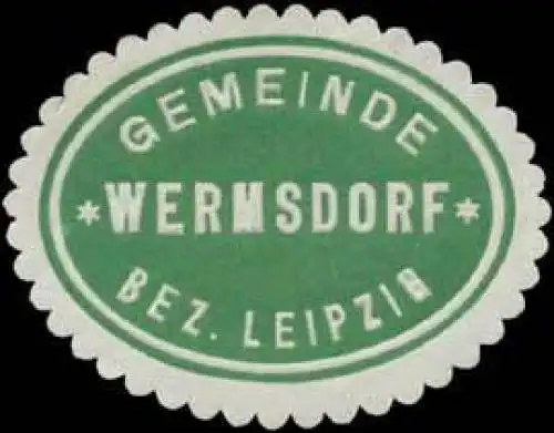 Gemeinde Wermsdorf Bezirk Leipzig