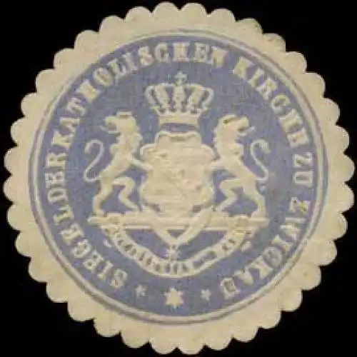 Siegel der katholischen Kirche zu Zwickau