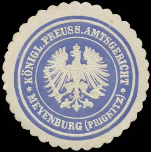K.Pr. Amtsgericht Meyenburg/Prignitz