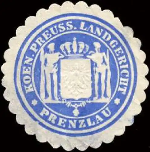 K.Pr. Landgericht - Prenzlau