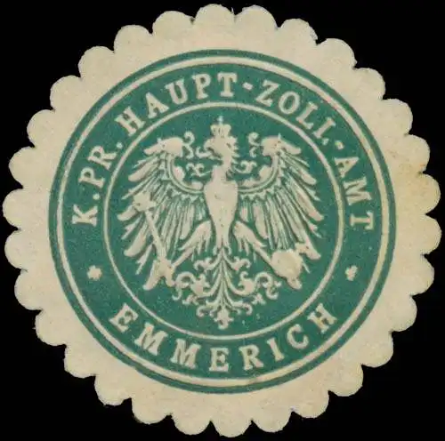 K.Pr. Haupt-Zoll-Amt Emmerich