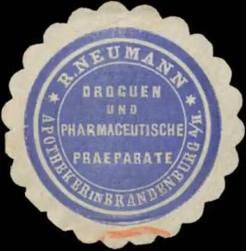 Droguen und Pharmaceutische Praeparate